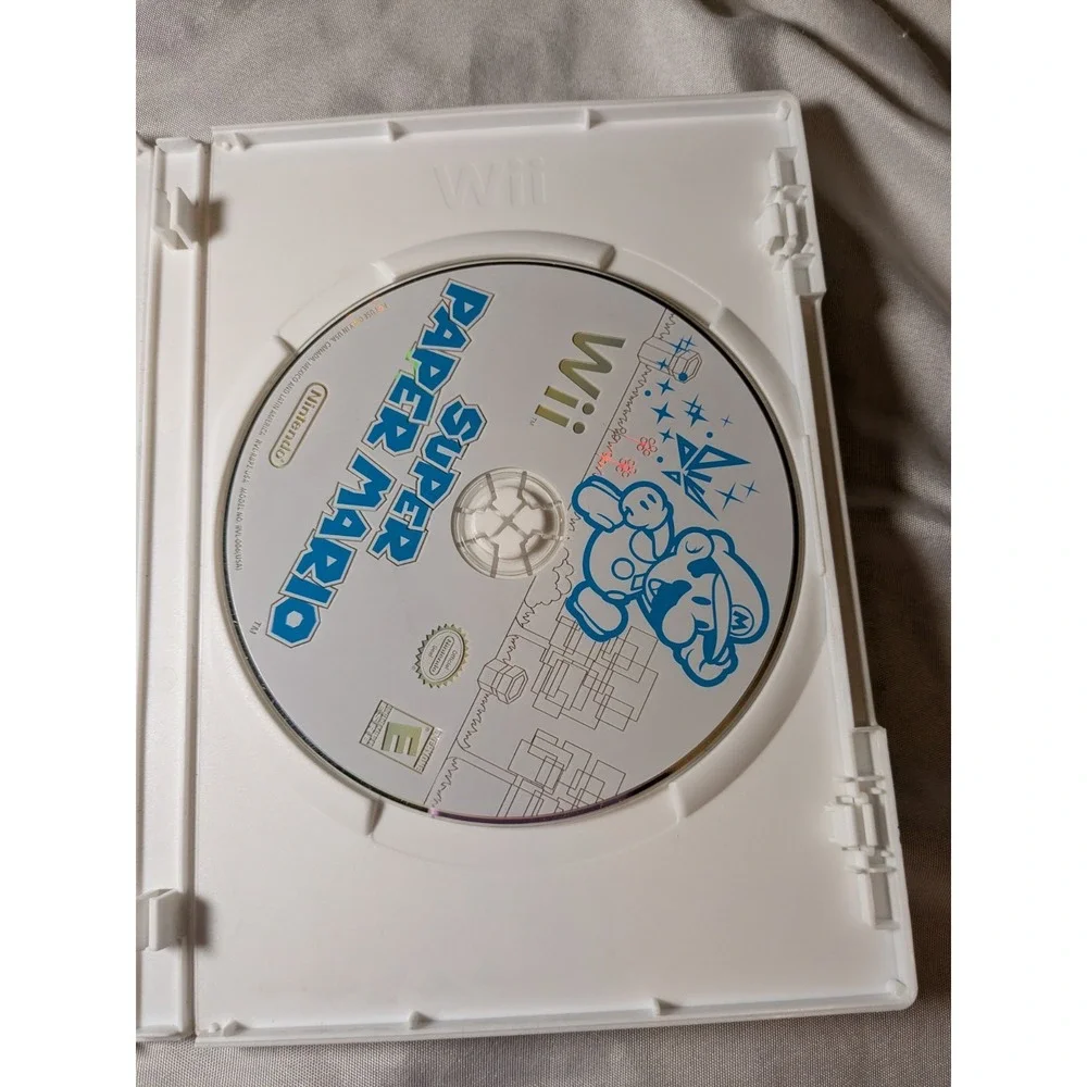Super Paper‎ Mario Nintendo Wii 2007 CIB